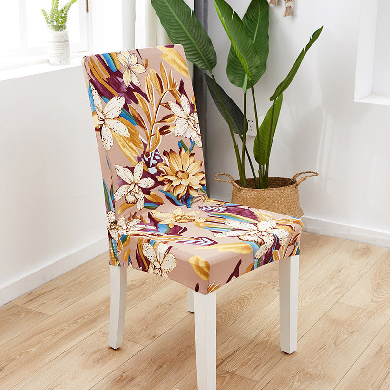 Wholesale Chair Cover Cross Border Hotel Chair Cover Dining Chair Cover One Piece Elastic Chair Cover Office Computer Seat Cover