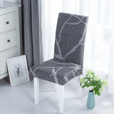 New Chair Cover Printed Chair Cover Elastic Antifouling Hotel Household Chair Cushion Protective Cover