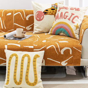 Lovely Embroidered Pillow Cover