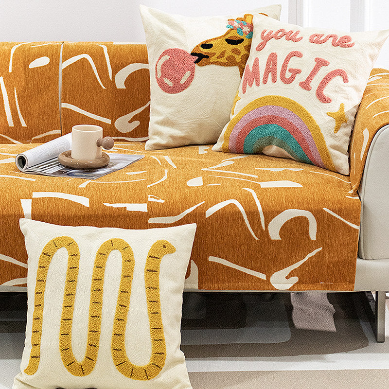 Lovely Embroidered Pillow Cover
