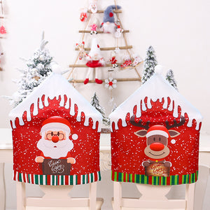 Festive Red Chair Cover