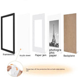 Simple Photo Frame Acrylic Combination Black Photo Frame