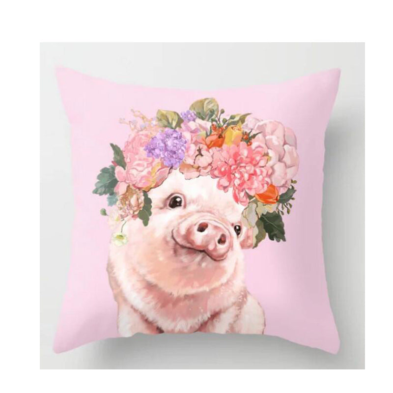 Cute Animal Pillow Cover