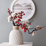 Plastic Vase Modern Imitation Ceramic Artificial Flower Container