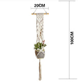 Braided Rope Wall Hanging Basket