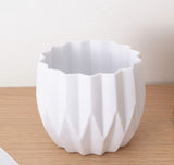 Plastic Vase Modern Imitation Ceramic Artificial Flower Container