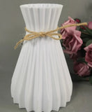 Plastic Vase Modern Imitation Ceramic Artificial Flower Container