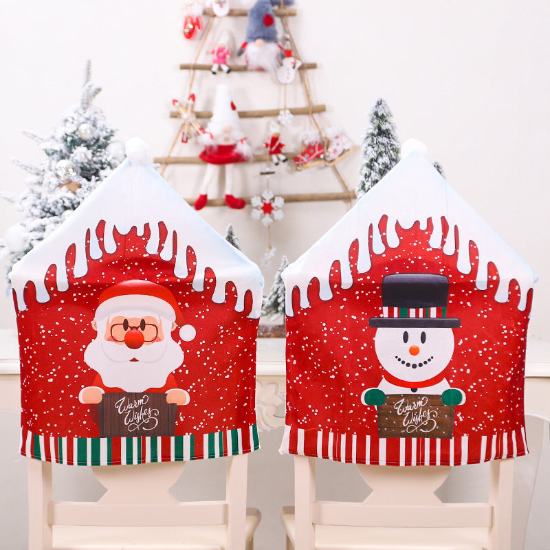 Festive Red Chair Cover