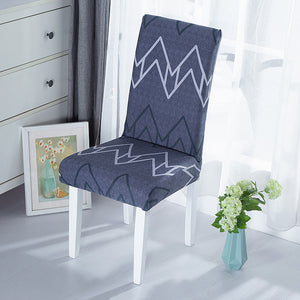 New Chair Cover Printed Chair Cover Elastic Antifouling Hotel Household Chair Cushion Protective Cover