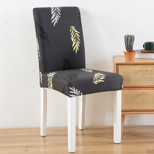 New Chair Cover Printed Chair Cover Elastic Antifouling Hotel Household Chair Cushion Protective Cover