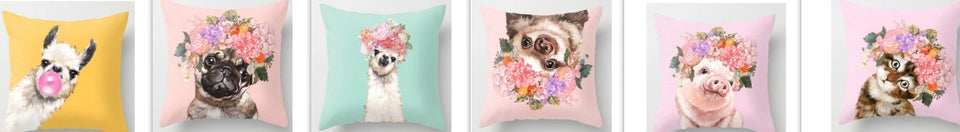 Cute Animal Pillow Cover