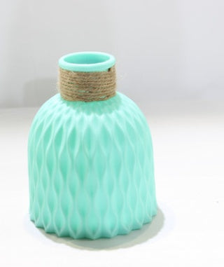 Plastic Vase Modern Imitation Ceramic Artificial Flower Container
